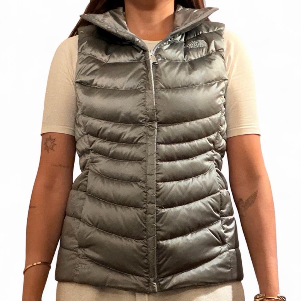 The North Face Gray Quilted Jacket